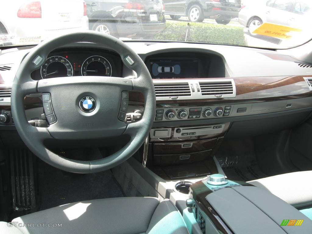 2006 7 Series 750Li Sedan - Michigan Blue Metallic / Basalt Grey/Flannel Grey photo #23