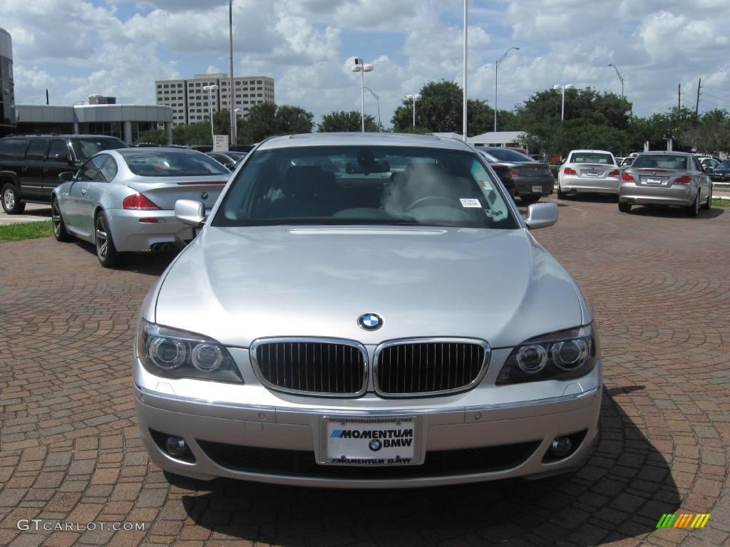 2006 7 Series 750Li Sedan - Titanium Silver Metallic / Basalt Grey/Flannel Grey photo #2