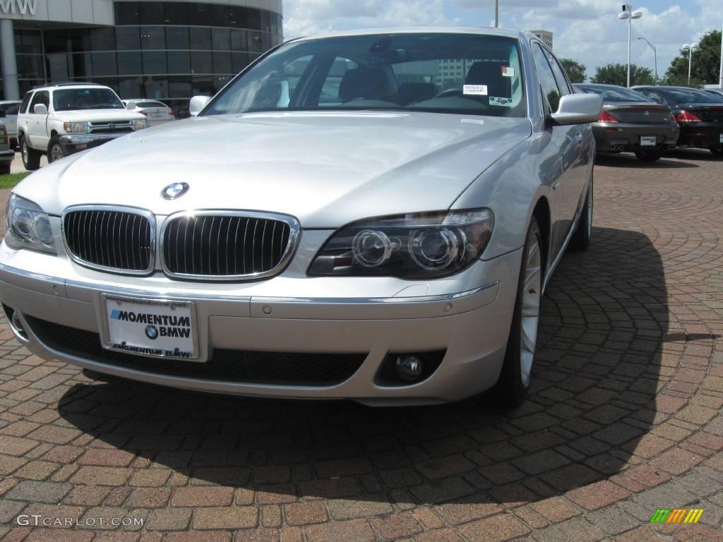 2006 7 Series 750Li Sedan - Titanium Silver Metallic / Basalt Grey/Flannel Grey photo #4
