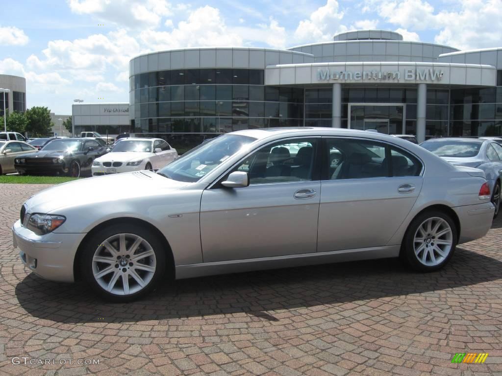 2006 7 Series 750Li Sedan - Titanium Silver Metallic / Basalt Grey/Flannel Grey photo #6