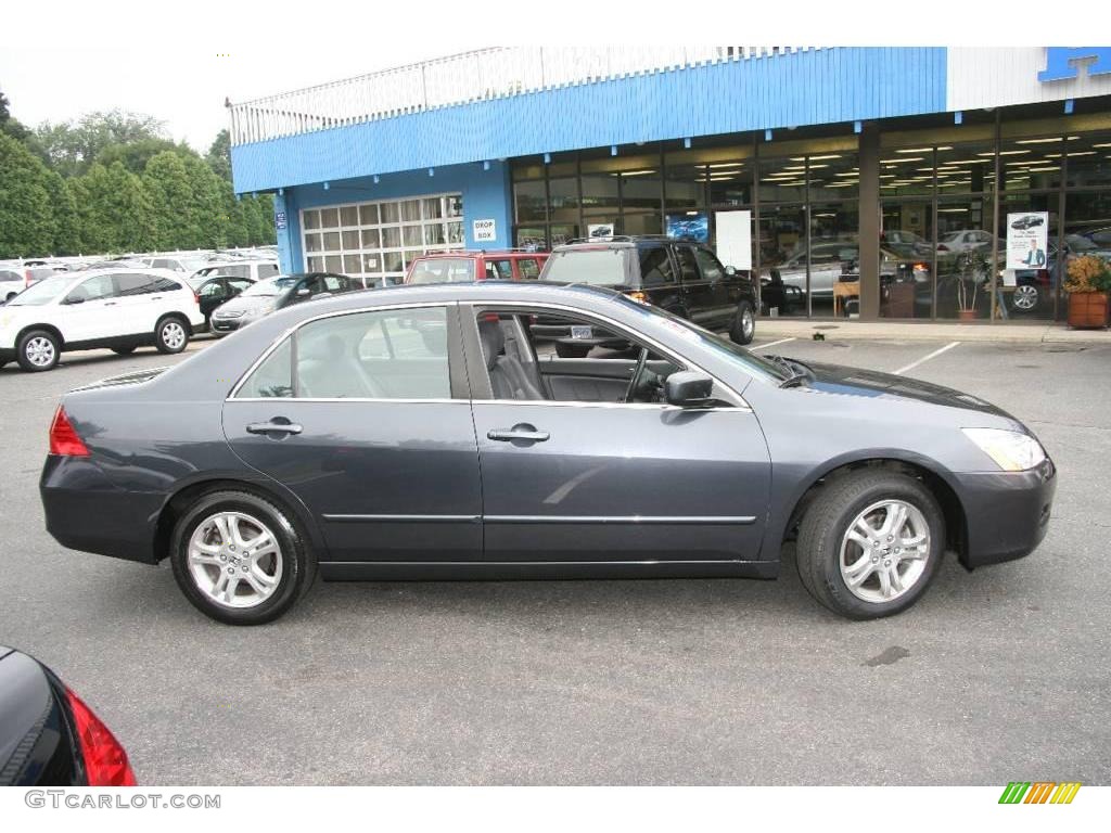 2006 Accord EX-L Sedan - Graphite Pearl / Gray photo #4