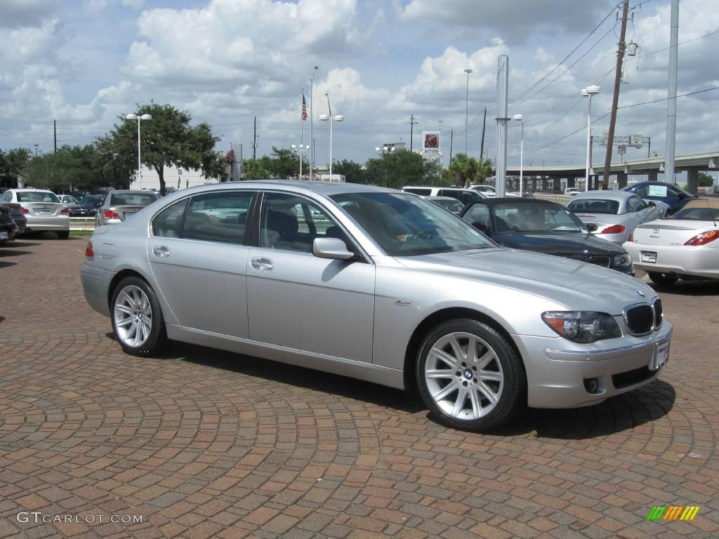 2006 7 Series 750Li Sedan - Titanium Silver Metallic / Basalt Grey/Flannel Grey photo #15