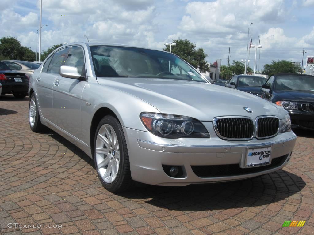 2006 7 Series 750Li Sedan - Titanium Silver Metallic / Basalt Grey/Flannel Grey photo #16