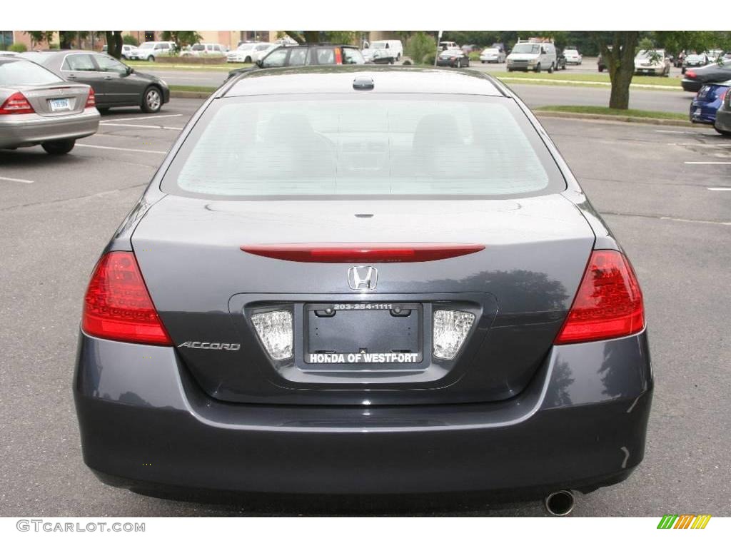 2006 Accord EX-L Sedan - Graphite Pearl / Gray photo #6