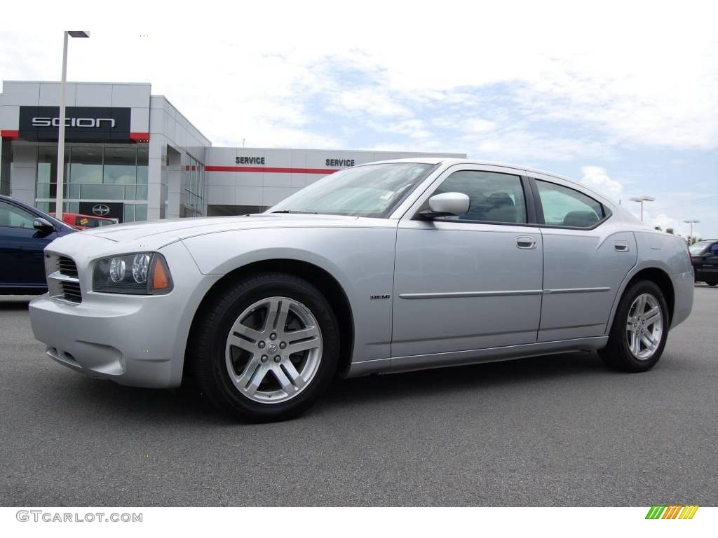 2006 Charger R/T - Bright Silver Metallic / Dark Slate Gray/Light Slate Gray photo #1