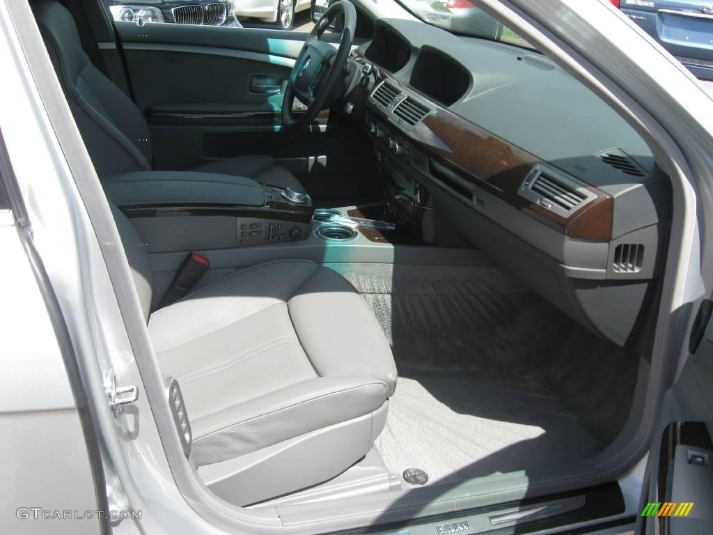 2006 7 Series 750Li Sedan - Titanium Silver Metallic / Basalt Grey/Flannel Grey photo #17