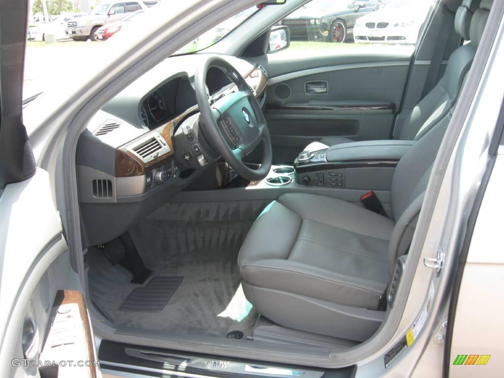 2006 7 Series 750Li Sedan - Titanium Silver Metallic / Basalt Grey/Flannel Grey photo #21