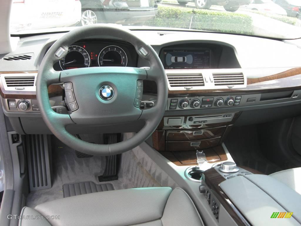 2006 7 Series 750Li Sedan - Titanium Silver Metallic / Basalt Grey/Flannel Grey photo #25