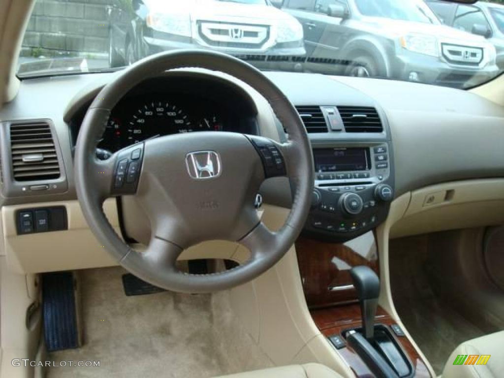 2006 Accord EX-L V6 Sedan - Desert Mist Metallic / Ivory photo #10