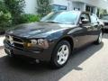 2009 Brilliant Black Crystal Pearl Dodge Charger SXT  photo #2