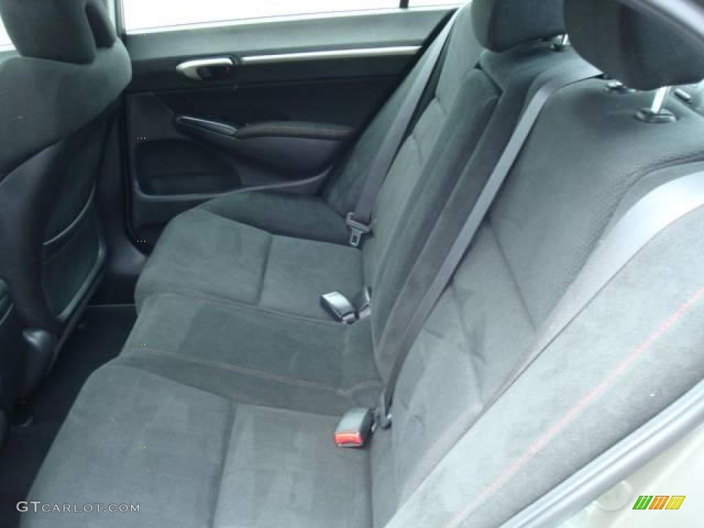 2007 Civic Si Sedan - Galaxy Gray Metallic / Black photo #9