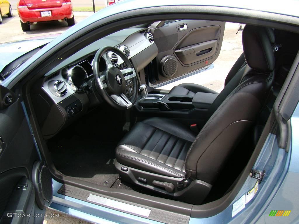 2007 Mustang GT Premium Coupe - Windveil Blue Metallic / Dark Charcoal photo #9