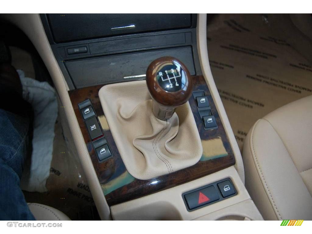 2001 3 Series 325i Sedan - Jet Black / Sand photo #13
