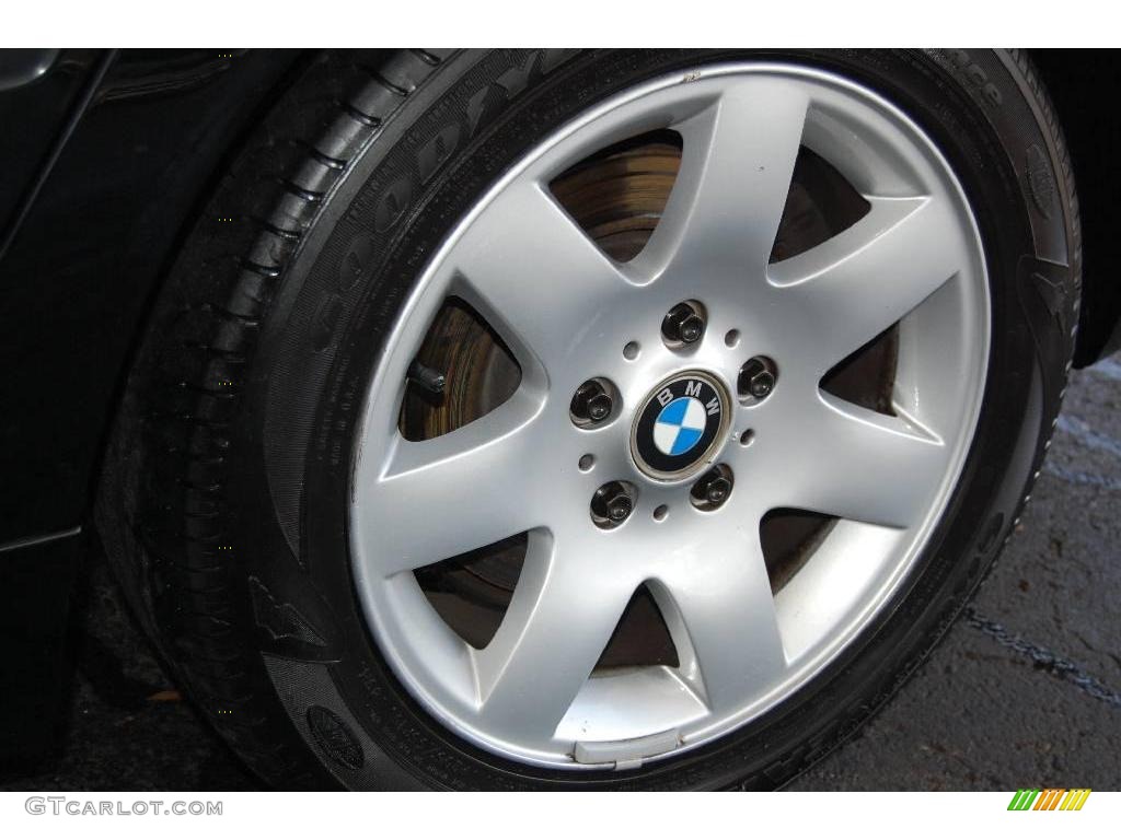 2001 3 Series 325i Sedan - Jet Black / Sand photo #34