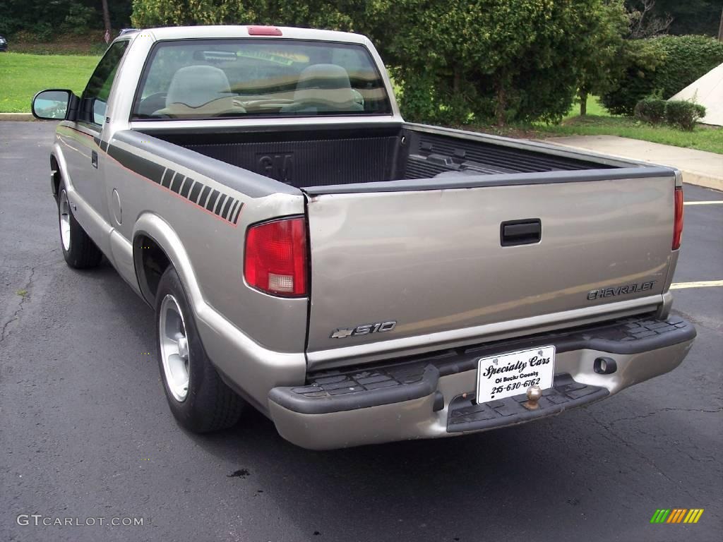 2001 S10 LS Regular Cab - Light Pewter Metallic / Medium Gray photo #6