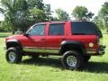 1996 Victory Red Chevrolet Tahoe LT 4x4  photo #9