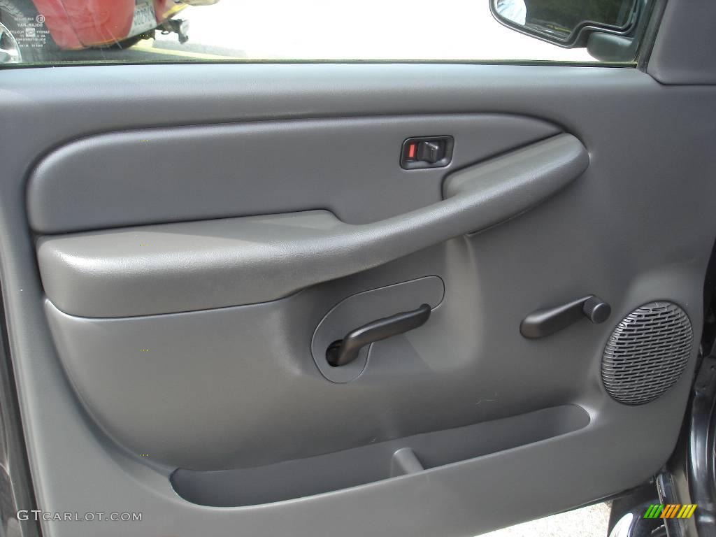 2003 Silverado 1500 LS Extended Cab 4x4 - Dark Gray Metallic / Medium Gray photo #6