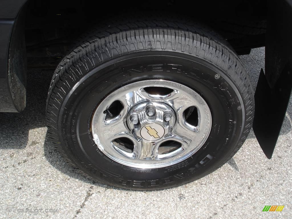 2003 Silverado 1500 LS Extended Cab 4x4 - Dark Gray Metallic / Medium Gray photo #13