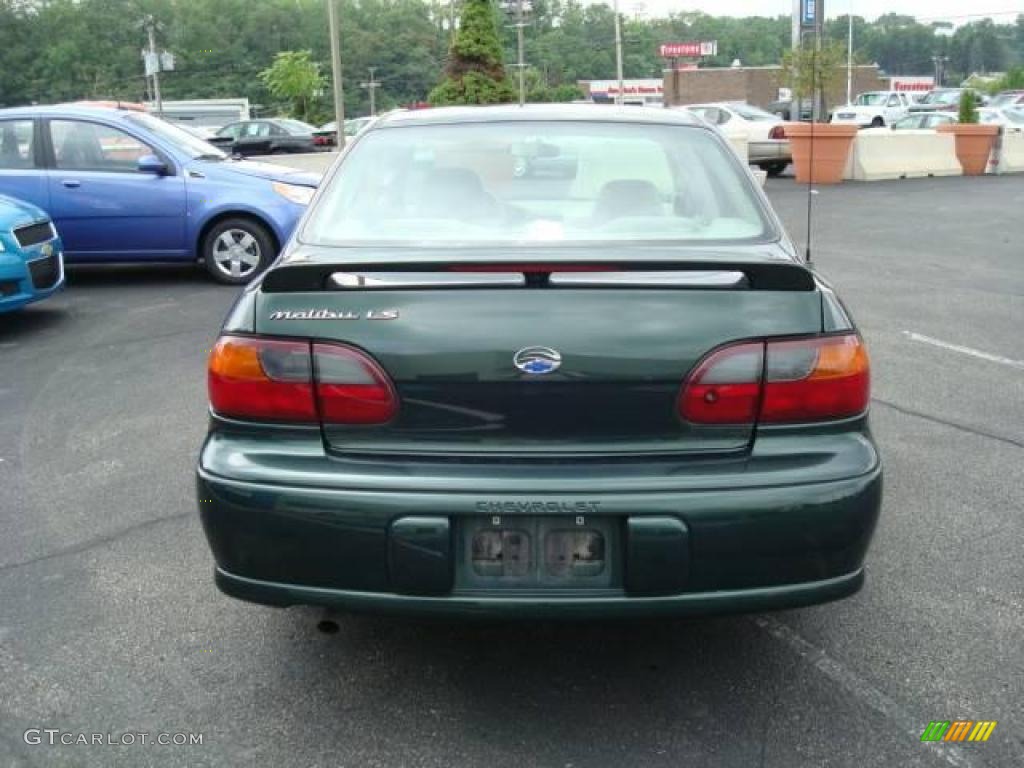2003 Malibu LS Sedan - Medium Forest Green Metallic / Neutral Beige photo #4