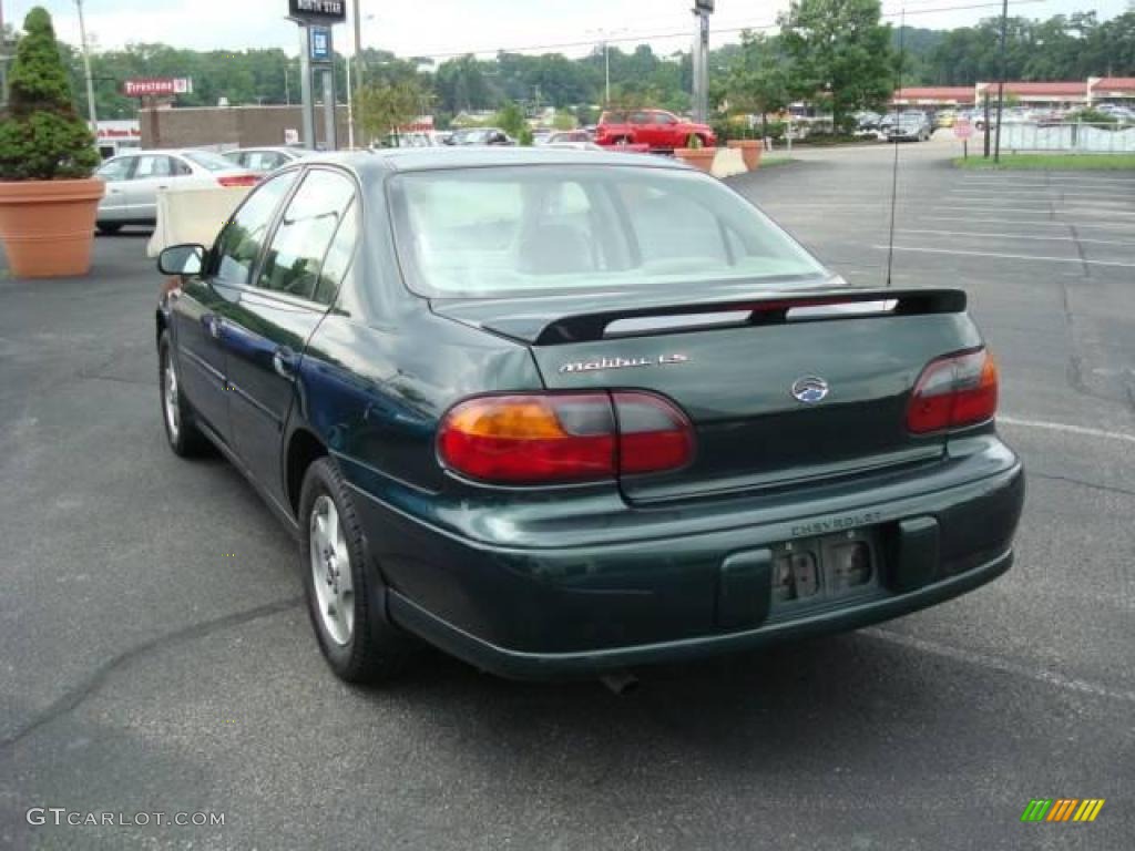 2003 Malibu LS Sedan - Medium Forest Green Metallic / Neutral Beige photo #5