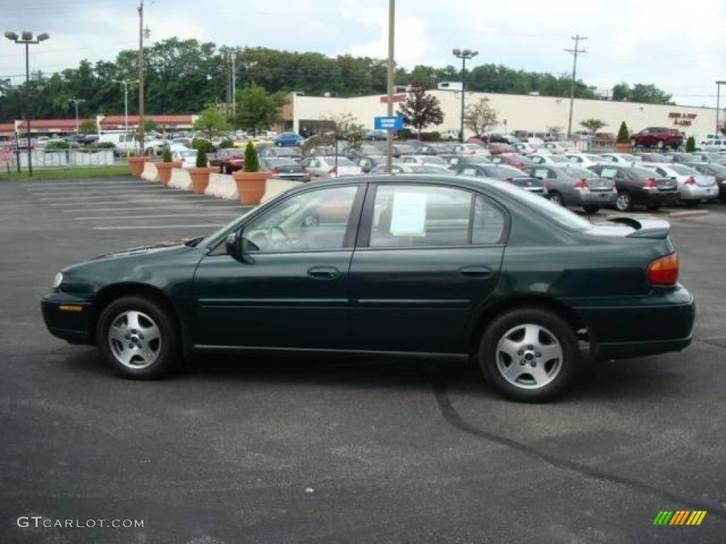 2003 Malibu LS Sedan - Medium Forest Green Metallic / Neutral Beige photo #6