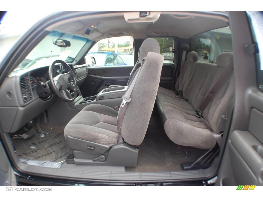 2003 Silverado 1500 LS Extended Cab 4x4 - Black / Dark Charcoal photo #22