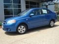 2007 Bright Blue Chevrolet Aveo LS Sedan  photo #2