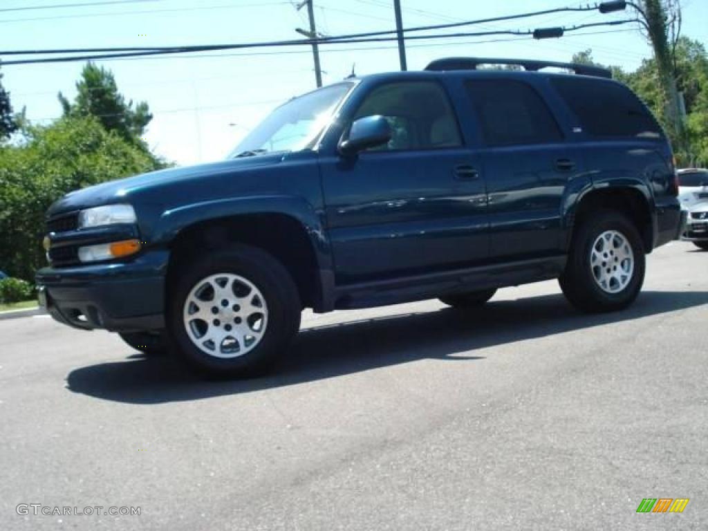 2005 Tahoe Z71 - Bermuda Blue Metallic / Tan/Neutral photo #2