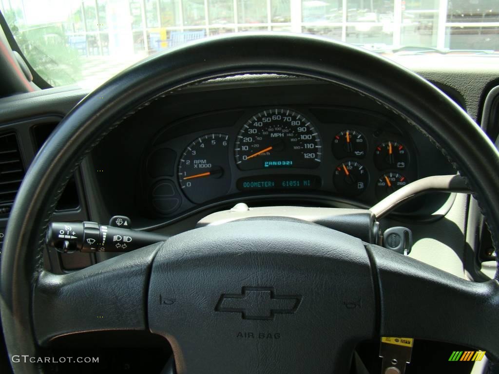 2004 Silverado 1500 LS Extended Cab - Victory Red / Dark Charcoal photo #13