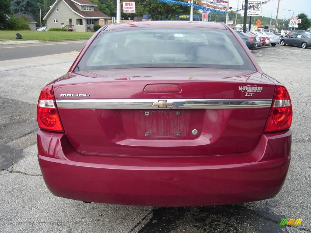 2006 Malibu LT Sedan - Sport Red Metallic / Ebony Black photo #4