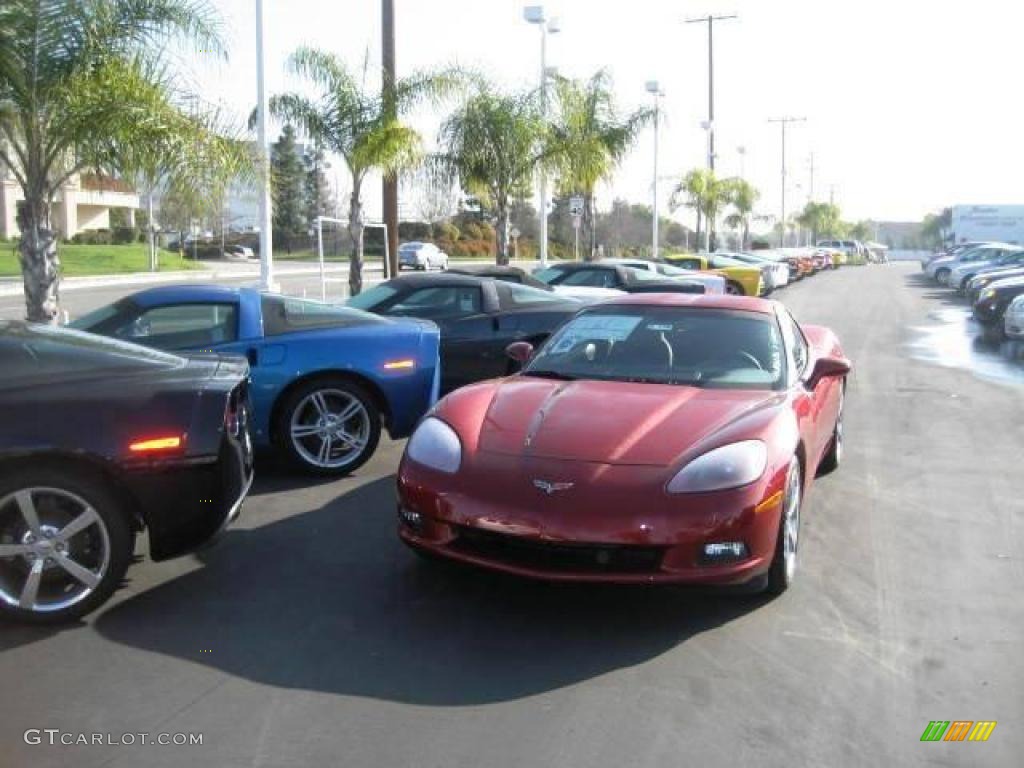 2009 Corvette Coupe - Crystal Red Metallic / Ebony photo #1