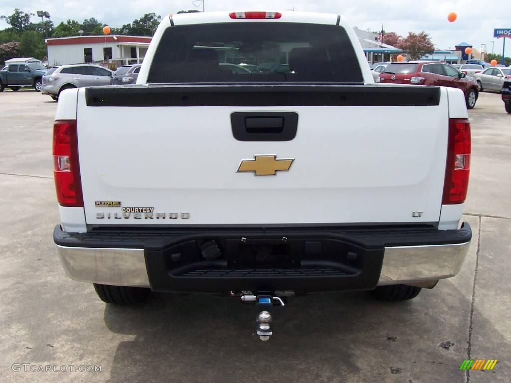 2008 Silverado 1500 LT Crew Cab - Summit White / Ebony photo #4