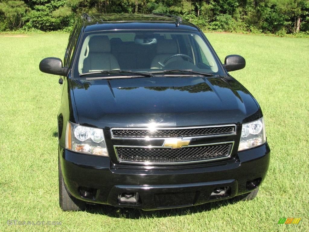 2007 Suburban 1500 LTZ 4x4 - Black / Light Cashmere/Ebony photo #3