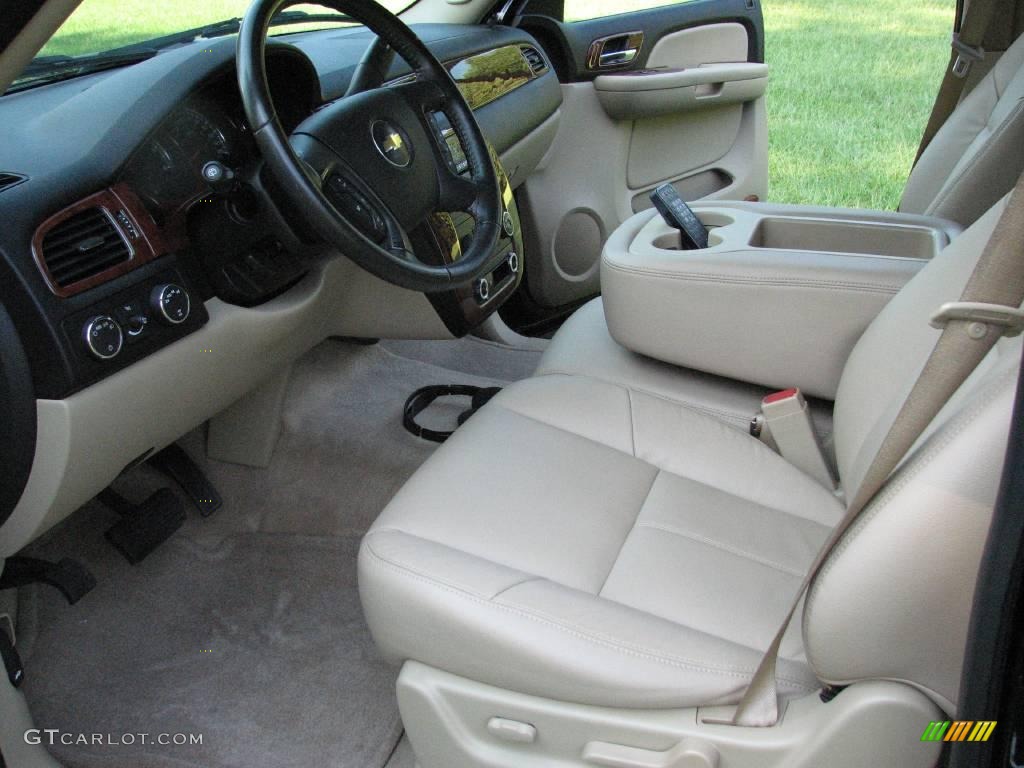 2007 Suburban 1500 LTZ 4x4 - Black / Light Cashmere/Ebony photo #12