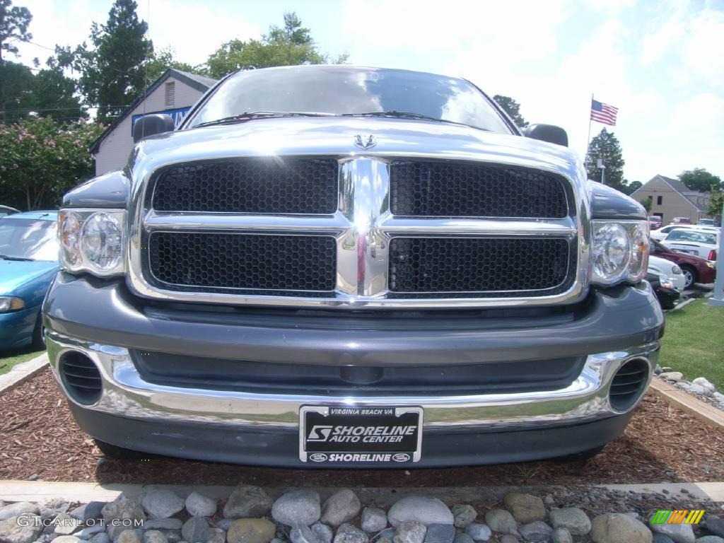 2003 Ram 1500 SLT Quad Cab 4x4 - Graphite Metallic / Dark Slate Gray photo #1