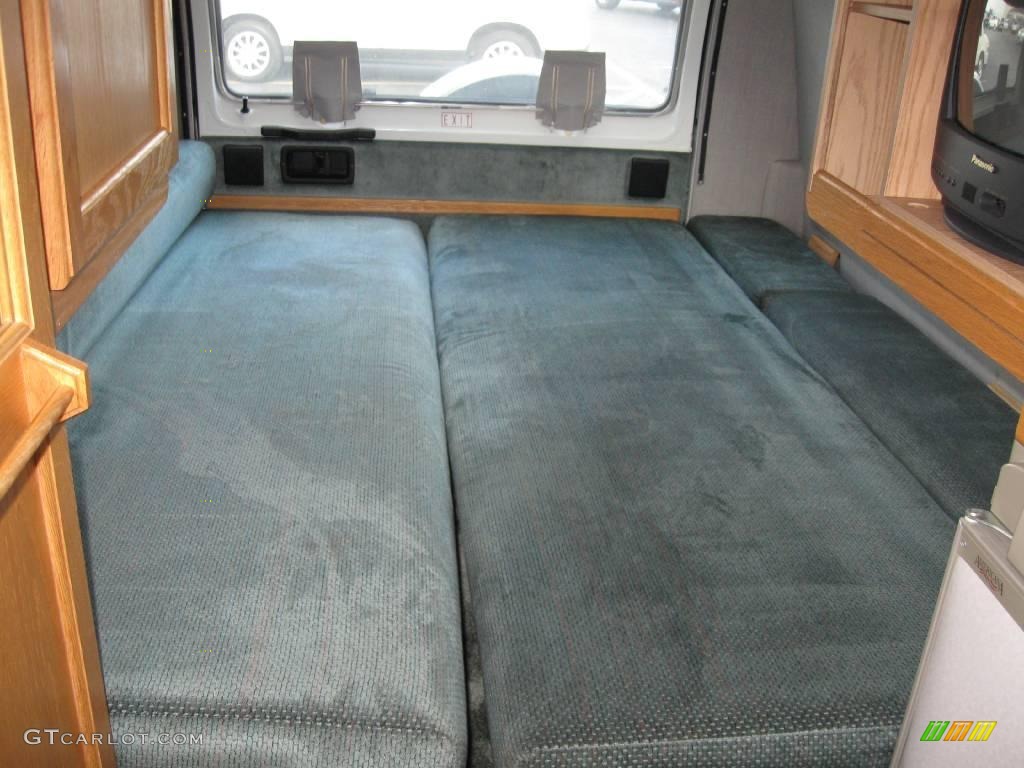 2001 Ram Van 3500 Passenger Conversion - Bright White / Camel Tan photo #15