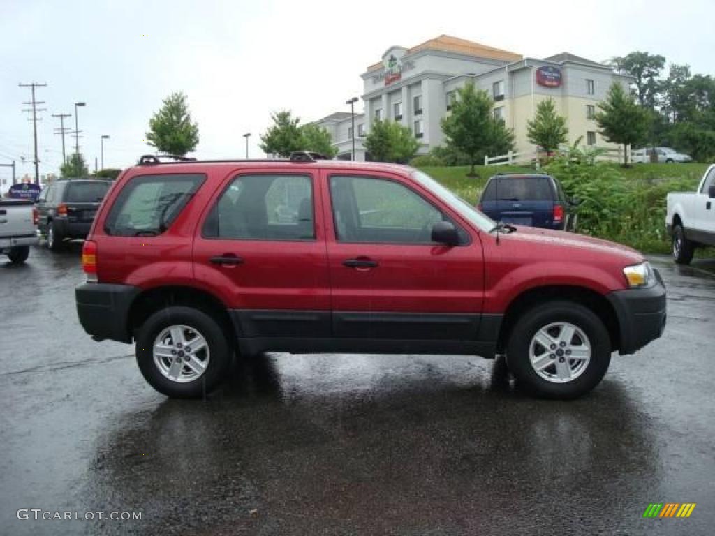 2006 Escape XLS 4WD - Redfire Metallic / Medium/Dark Flint photo #2