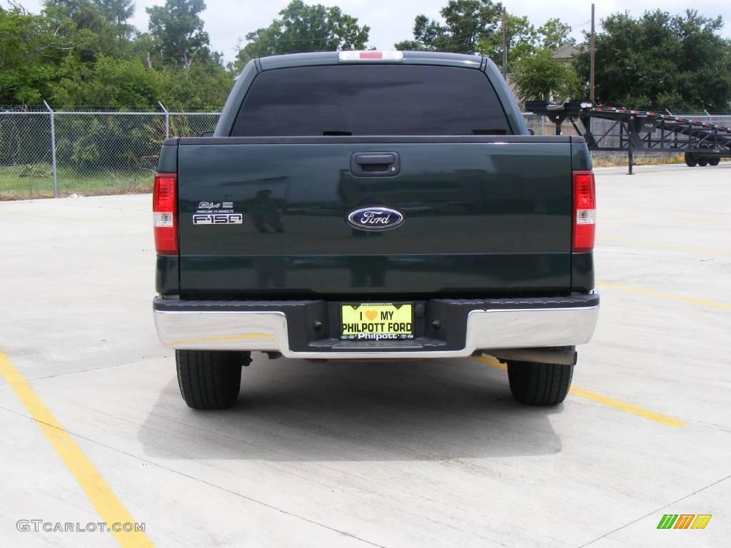 2006 F150 XLT SuperCrew - Aspen Green Metallic / Tan photo #4