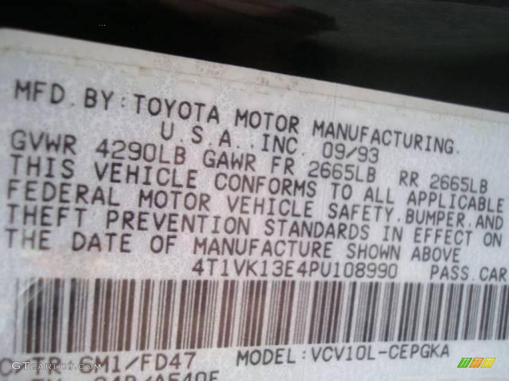 1993 Camry XLE V6 Sedan - Dark Green Pearl / Beige photo #14