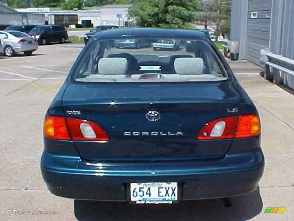 1998 Corolla LE - Mystic Teal Pearl Metallic / Beige photo #8