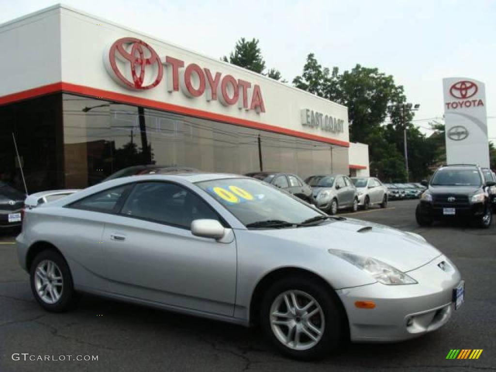 2000 Celica GT - Liquid Silver Metallic / Black/Silver photo #1
