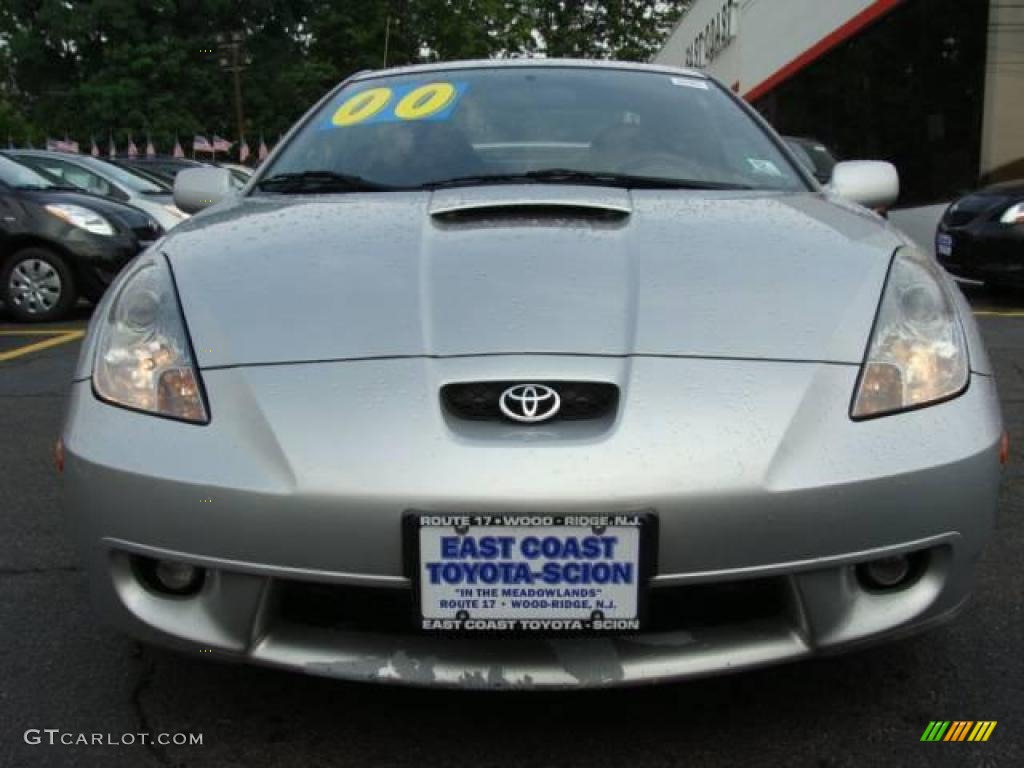 2000 Celica GT - Liquid Silver Metallic / Black/Silver photo #2
