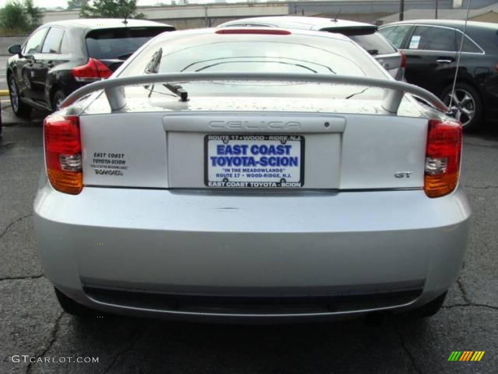 2000 Celica GT - Liquid Silver Metallic / Black/Silver photo #4