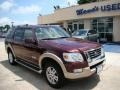 2006 Dark Cherry Metallic Ford Explorer Eddie Bauer  photo #2