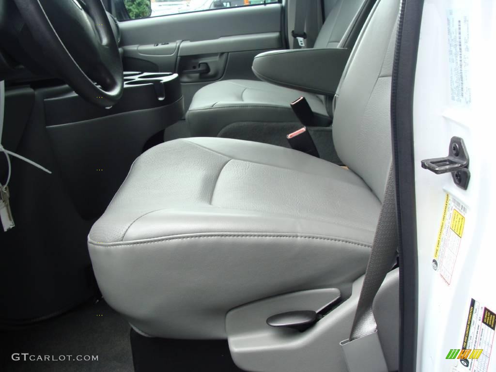 2008 E Series Van E250 Super Duty Passenger Conversion - Oxford White / Medium Flint photo #9