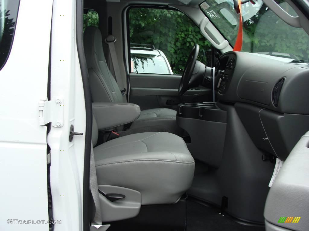 2008 E Series Van E250 Super Duty Passenger Conversion - Oxford White / Medium Flint photo #12