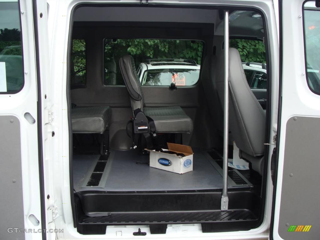 2008 E Series Van E250 Super Duty Passenger Conversion - Oxford White / Medium Flint photo #13