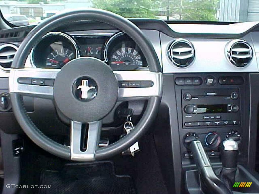 2006 Mustang GT Premium Coupe - Black / Dark Charcoal photo #8