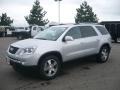 2010 Quicksilver Metallic GMC Acadia SLT AWD  photo #3