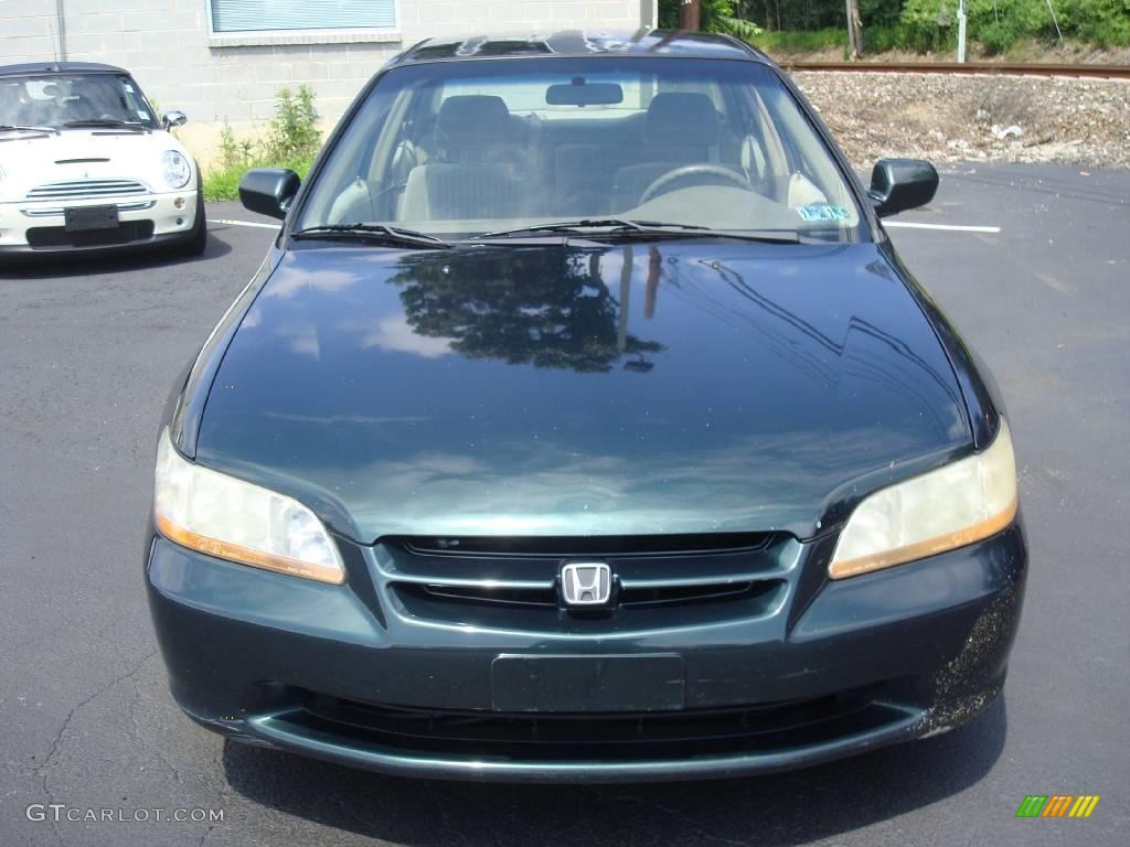 1998 Accord LX V6 Sedan - Dark Emerald Pearl / Ivory photo #3